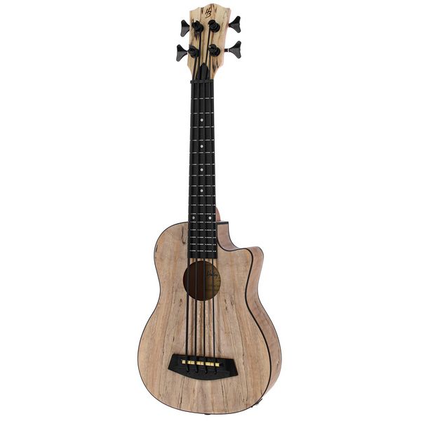 Home 75 Harley Benton UkeBass Spalted Maple, ukelele bajo electroacústico