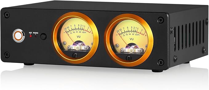 Preamplificatore phono MM con misuratore VU (T13) 12 Preamplificatore phono MM con misuratore VU (T13) – vista del prodotto