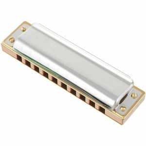 Armónica diatónica Hohner Marine Band Deluxe C, peine de madera de peral con cubiertas optimizadas