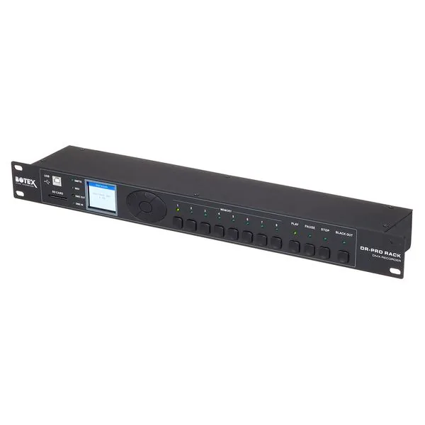 Home 81 Enregistreur DMX Botex DR-PRO Rack DMX Recorder
