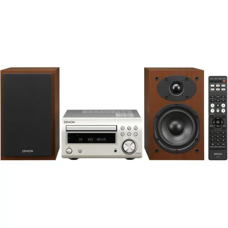 Chaîne HiFi DENON D-M41 DAB Argent 11 Chaîne HiFi DENON D-M41 DAB Argent – vue du produit