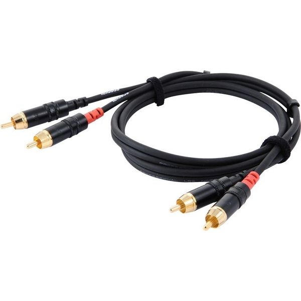 Câble audio double Cordial CFU 0,9 CC RCA vers RCA