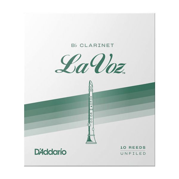 Home 74 Anche DAddario Woodwinds La Voz Bb-Clarinet M pour clarinette en Sib système Boehm