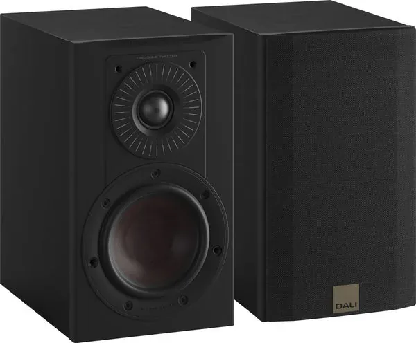 DALI Opticon 1 MKII diffusori da scaffale passivi (coppia, nero satinato)
