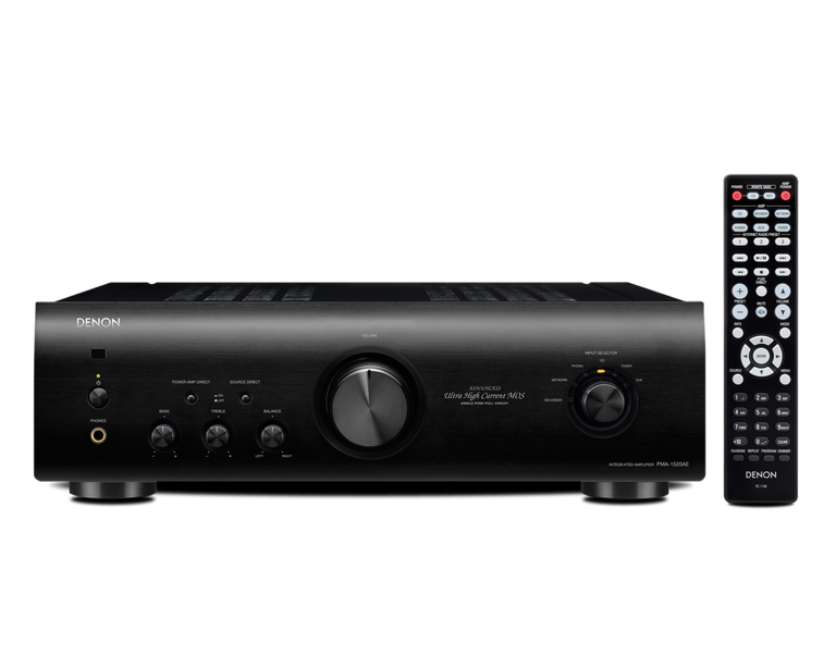 Denon PMA-1520AE Argento vista frontale
