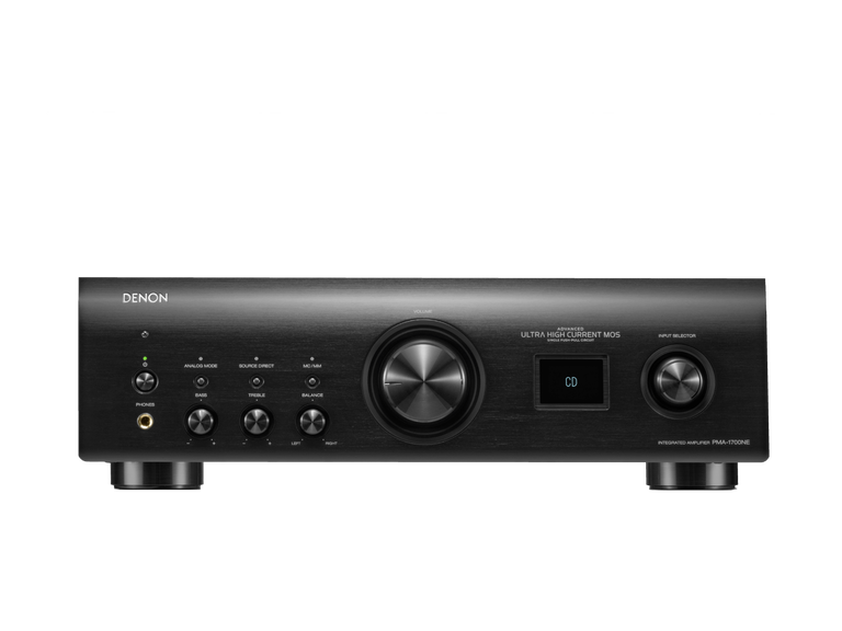 Denon PMA-1700NE Nero vista frontale