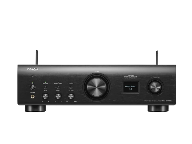Denon PMA-900HNE Nero vista frontale