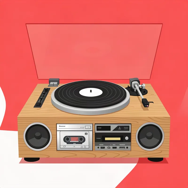 Chaîne Hifi Tourne-Disque Evidence Acoustics EA-PL300-WOOD 5 Chaîne Hifi Tourne-Disque Evidence Acoustics EA-PL300-WOOD – vue du produit
