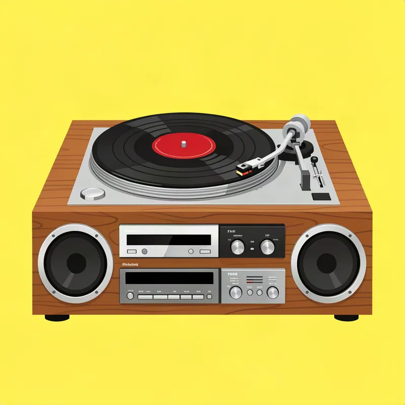 Platine vinyle EVIDENCE ACOUSTICS Radio FM 7 Platine vinyle EVIDENCE ACOUSTICS Radio FM – vue du produit