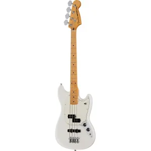 Bajo eléctrico Fender Player II Mustang Bass PJ MN en blanco Polar White