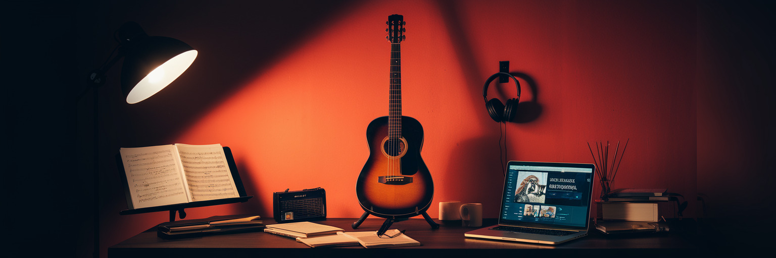 Comment trouver un bon professeur de guitare en Belgique : critères, tarifs et méthodes d'apprentissage 4 Illustration musicale – Cours particuliers, écoles de musique ou plateformes en