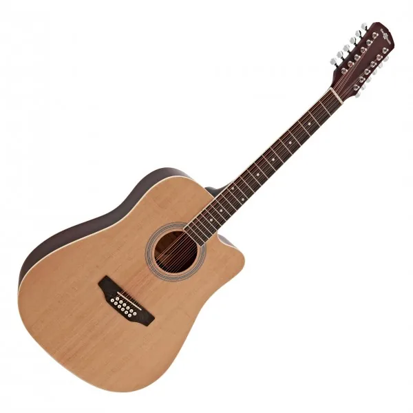 Guitarra de 12 cuerdas Guitarra acústica de 12 cuerdas Gear4music Natural