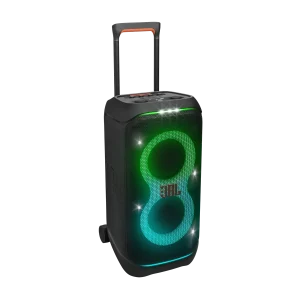 JBL PartyBox Stage 320 cassa PA portatile con ruote e maniglia (nera)