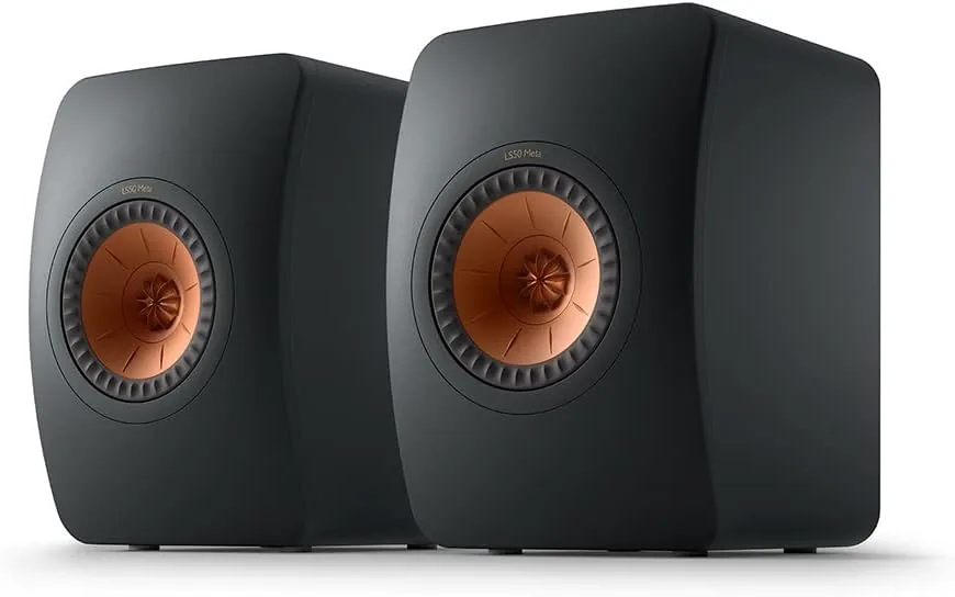 Home 43 KEF LS50 Meta diffusori da scaffale passivi (coppia, carbon black)