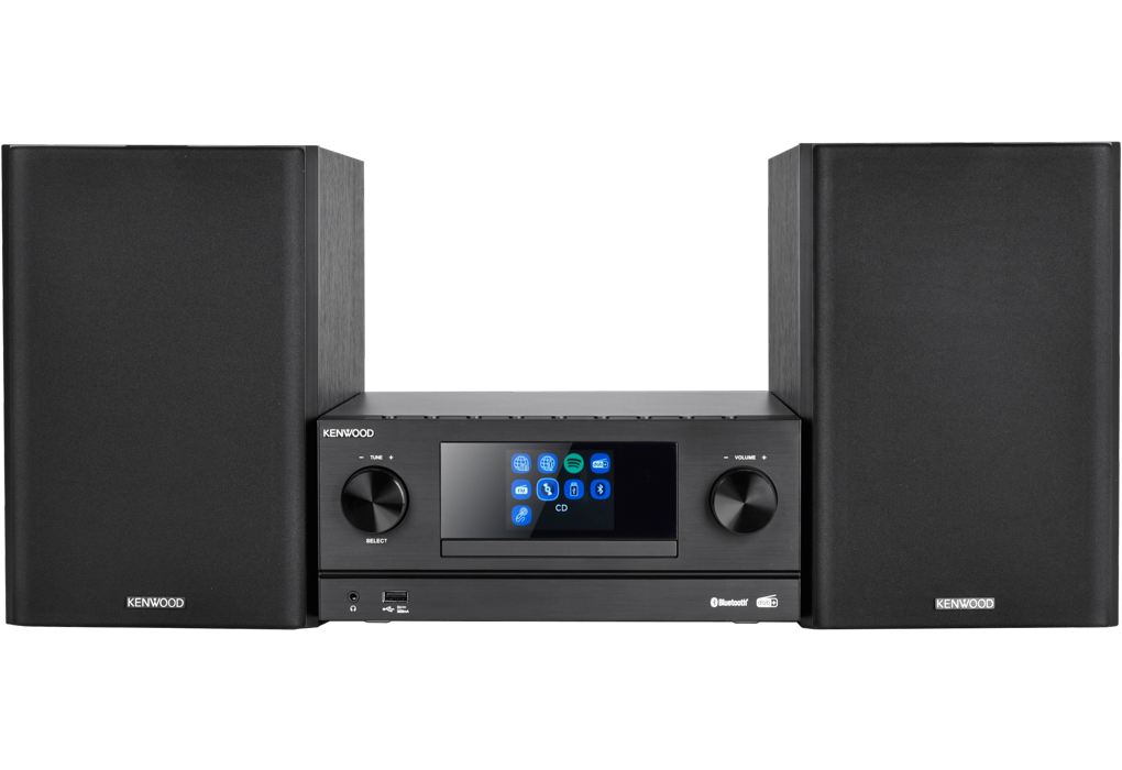 Kenwood M-9000S-B, sistema hi-fi con unità centrale e diffusori bookshelf