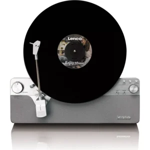 Platine vinyle verticale Lenco LSA-071SI avec haut-parleurs intégrés et Bluetooth