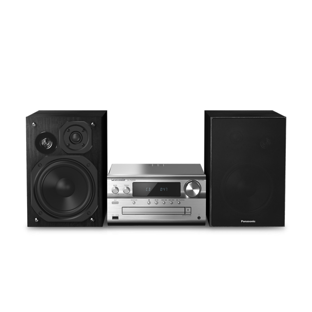 Panasonic SC-PMX94EG-S, catena hi-fi con unità centrale e due diffusori