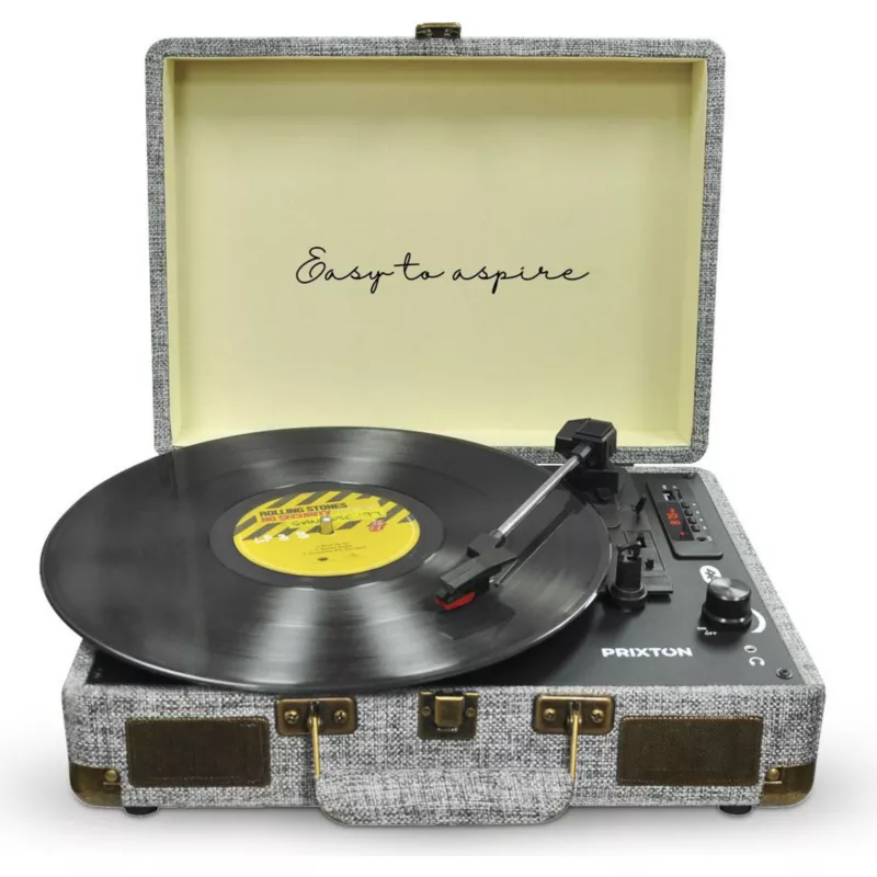 Platine vinyle PRIXTON VC400 avec Bluetooth (Gris) 13 Platine vinyle PRIXTON VC400 avec Bluetooth (Gris) – vue du produit