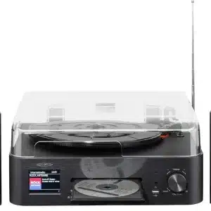 Impianto hi-fi retrò Reflexion con giradischi e radio DAB+