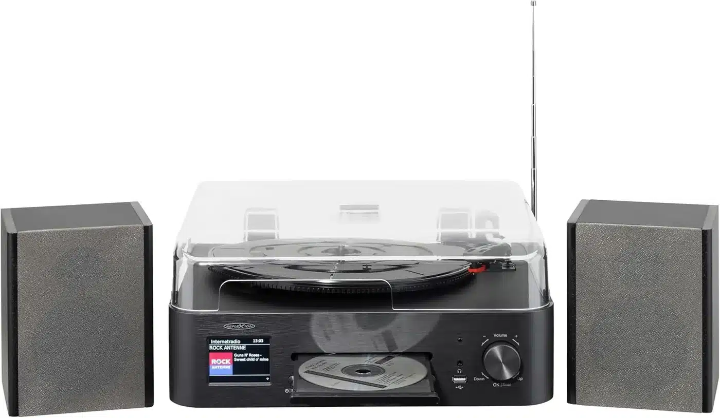 Reflexion Giradischi WiFi HiFi retrò DAB+ 5 Reflexion Giradischi WiFi HiFi retrò DAB+ – vista del prodotto
