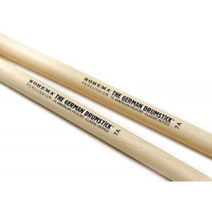 Par de baquetas de batería Rohema 7A Hickory Classic con acabado lacado