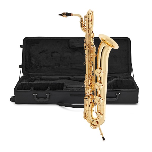 Rosedale Baritone Saxophone by Gear4music Gold – vue du produit