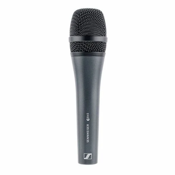 Home 50 Micrófono dinámico Sennheiser E845 supercardioide para voz y viento, en gris