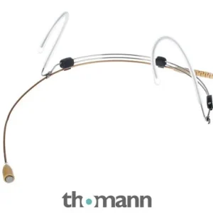 Micrófono de diadema de condensador Sennheiser HSP Essential omnidireccional con conector EW, color beige, para sistemas inalámbricos