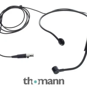 Micrófono de diadema de condensador Shure PGA31 cardioide con conector TA4F para sistemas inalámbricos Shure, en negro
