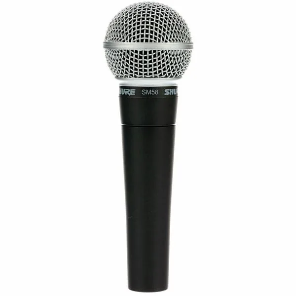 Home 47 Micrófono dinámico Shure SM58 LC cardioide para voz en directo, en negro