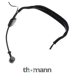 Micrófono de diadema dinámico Shure WH20XLR con conector XLR de 3 pines, en negro, para voz y palabra