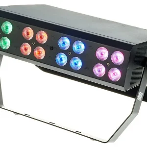 Barra LED Stairville xBrick Quad 16x8W RGBW con 16 LEDs de 8 W en cuatro clústeres