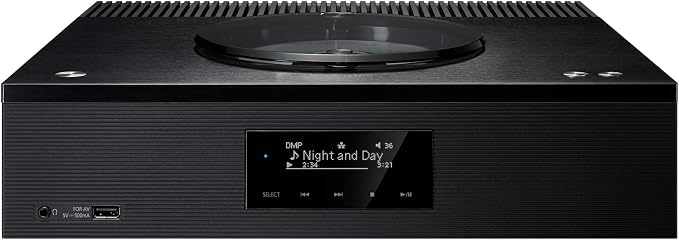 Home 59 Technics SA-C100, lettore di rete e amplificatore integrato nero