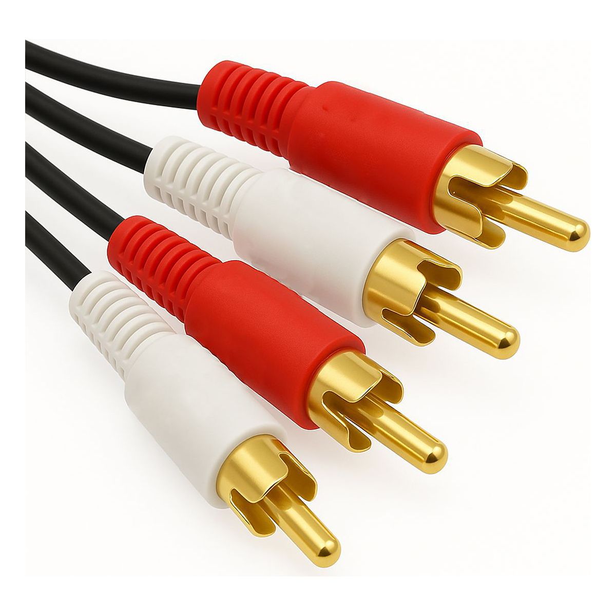 Câble VISIODIRECT double RCA mâle vers double RCA mâle 2 m