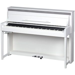 Thomann DP-140WH U, piano numérique blanc avec entrée microphone