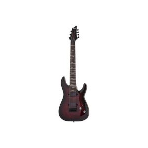Guitarra eléctrica de 7 cuerdas Schecter Schecter Omen Elite-7 Black Ch Burst