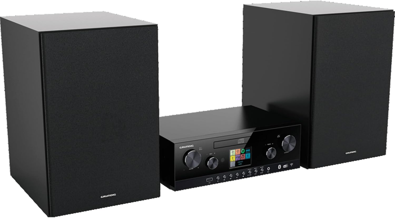 Grundig CMS 5000 BT DAB+ WEB Microsystem 100W – vista del prodotto
