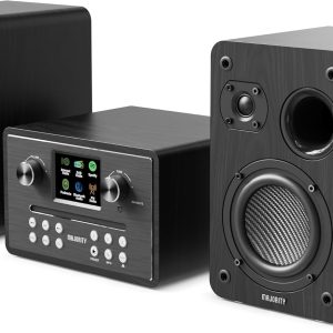 Majority Homerton HiFi, sistema stereo compatto tutto in uno con lettore CD, internet radio e Bluetooth 5.3