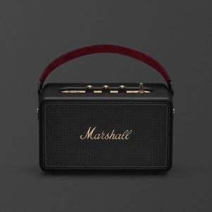 Marshall Kilburn III nero e ottone, diffusore Bluetooth portatile