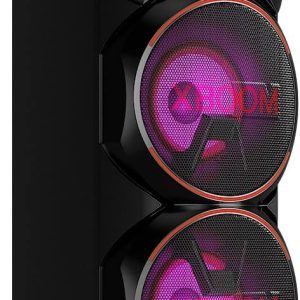 LG XBOOM RNC9 nera, colonna Bluetooth potente con sound 360 e luci