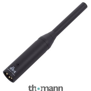 Micro de mesure DBX DriveRack RTA-M sur fond neutre