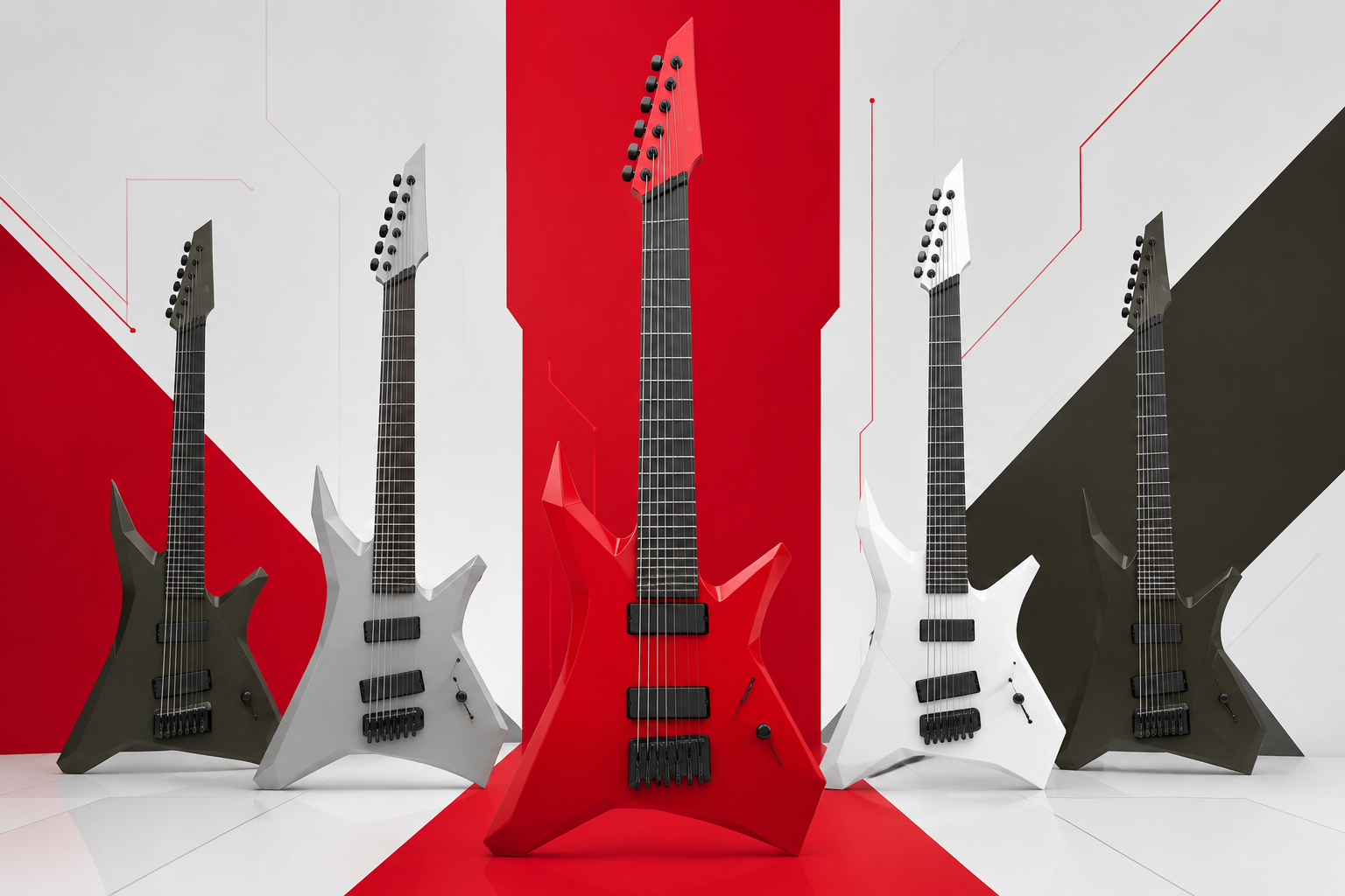 Las 10 mejores guitarras de 7 cuerdas comparadas en España