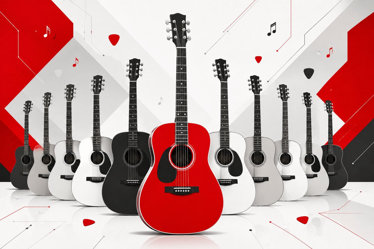 Las 10 mejores guitarras acusticas para zurdos