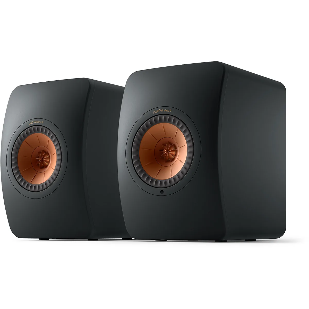 KEF LS50 Wireless II noire – paire d’enceintes hi-fi actives