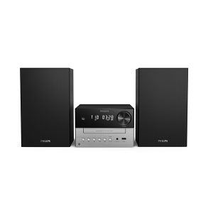 Philips TAM3205M2, micro catena stereo compatta con Bluetooth Auracast, CD e USB