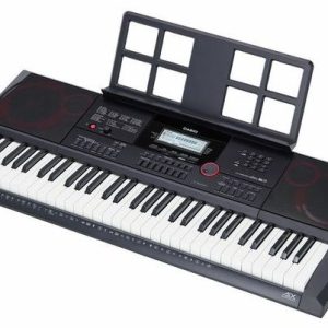 Teclado arranger Casio CT-X3000 de 61 teclas con rueda de pitch bend, sobre fondo blanco