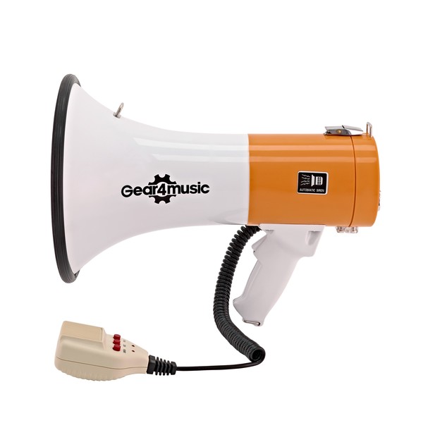 Gear4music Megafono 30 W con microfono portatile 2 Gear4music Megafono 30 W con microfono portatile