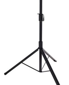 Roadworx Slim Line Speaker Stand, stativo nero compatto per diffusori